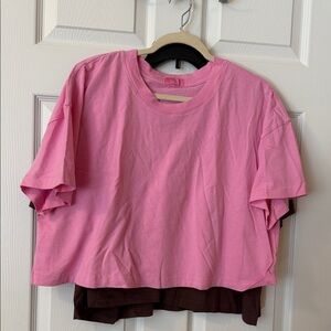 nuuds Pink Short Sleeve Tee